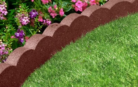 Garden Edging Concrete Scalloped