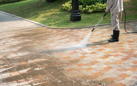 Pressure Washing Driveway