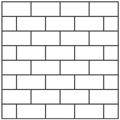 Option 2. Block Paving Patterns. Stretcher Bond